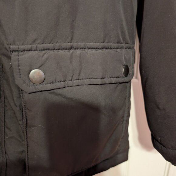 Old Navy Boys Winter Coat, Black, Size L 10-12, Parka EUC - Picture 3 of 9